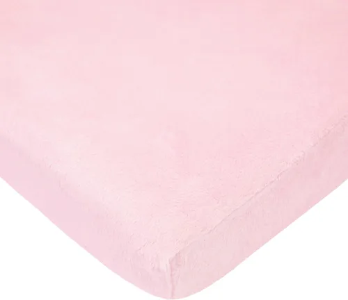Vista 7 de TL Care Heavenly Soft - Sábana bajera ajustable de felpilla para cuna de 24 x 38 pulgadas, cálida y acogedora, color azul, para niños y niñas, se