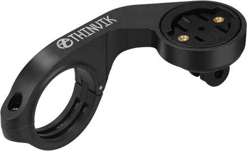 Vista 4 de Thinvik Soporte frontal para computadora de bicicleta Garmin Edge1040/1030/840/830/540/530/130 GPS compatible con manillar de 31.8/1.000 in