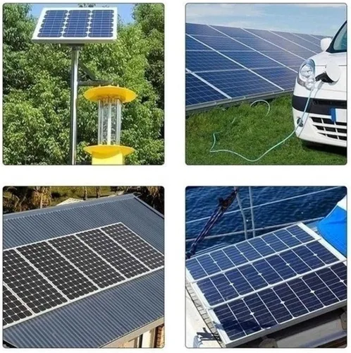 Vista 3 de Solar Panel Charger Kit, 10W 18V Portable Easy to Use, Wide Application