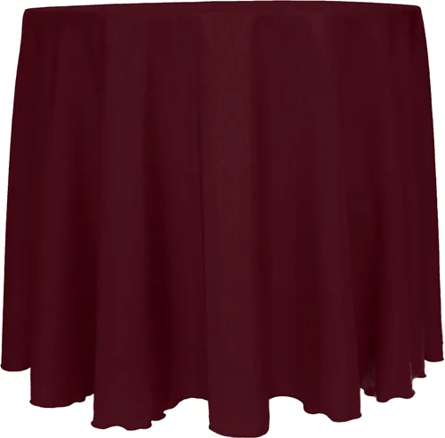 Vista 63 de Mantel reversible de satén Shantung de Ultimate Textile Majestic 96" redondo, Satin, Paquete de 2