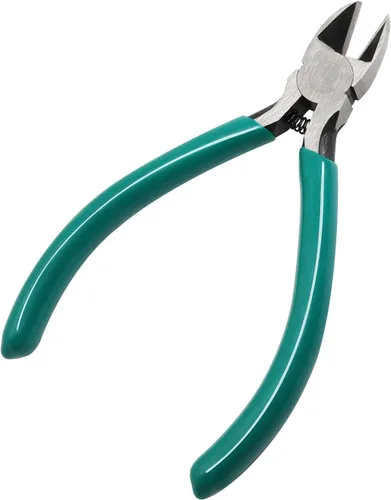 Vista 5 de iexcell - Alicates cortacables (10,2 cm, mango de color rojo, acero cromo-vanadio)