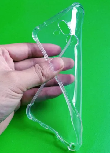 Vista 8 de USTIYA Funda para Huawei Mate 20 Lite Clear TPU Cuatro Esquinas Funda Protectora Transparente Suave Funda