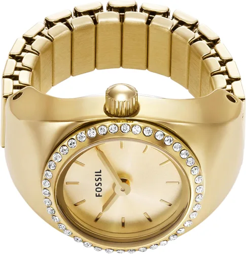 Vista 3 de Fossil Anillo de reloj para mujer con pantalla analógica de dos manecillas y banda de expansión de acero inoxidable