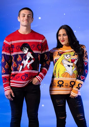 Vista 6 de Suéter feo Sailor Mars para adultos