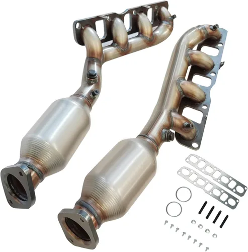 Vista 10 de Convertidor catalítico del colector delantero compatible con Nissan Sentra 2009-2016 1.8L/2.0L SULEV Emisiones S/SL/SR/SV (compatible con EPA)