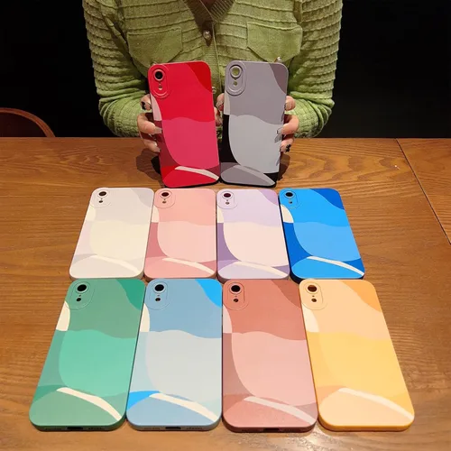 Vista 3 de Funda compatible con iPhone XR de 6.1 pulgadas, bonita funda protectora de lente de cámara completa, delgada, suave, a prueba de golpes, para Blanco