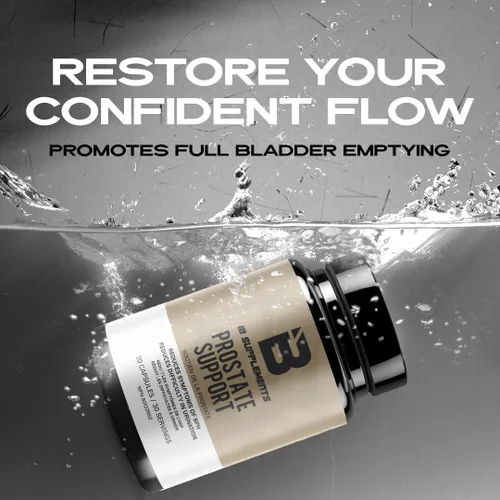 Vista 4 de Iron Brothers Soporte de próstata para hombres – Saw Palmetto, Pygeum y semillas de calabaza – Reduce la micción nocturna y apoya el flujo saludable