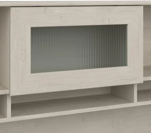 Vista 8 de Bush Home Cabot - Mueble de escritorio (60 W, color lino y roble blanco)