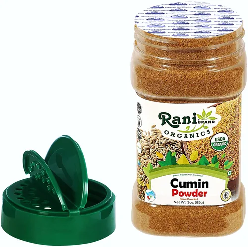 Vista 6 de Rani - Polvo de comino orgánico (polvo Jeera) 3 onzas (3.00 oz) de PET en tarro ~ Todo natural Vegano Apto para gluten Sin OMG Origen indio