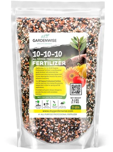 Vista 33 de 10-10-10 Fertilizante para plantas de liberación lenta - 10 10 10 Fertilizante granular multiusos de jardín para verduras, tomate, arborvitae