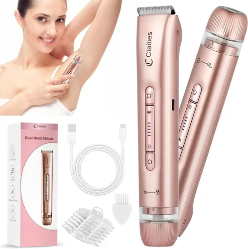 Vista 9 de Removedor de vello facial para mujeres, afeitadora para mujeres sin dolor, afeitadora facial - Mini removedor de pelo, afeitadora eléctrica portátil