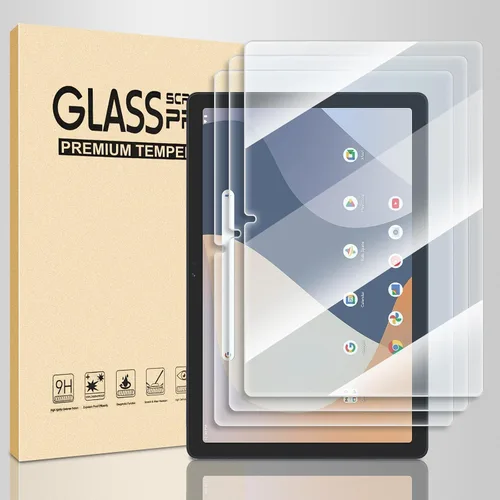 Vista 7 de Onn - Paquete de 3 protectores de pantalla para tablet de 10.1 pulgadas, protector de pantalla de vidrio templado de 10.1 pulgadas para tableta Onn