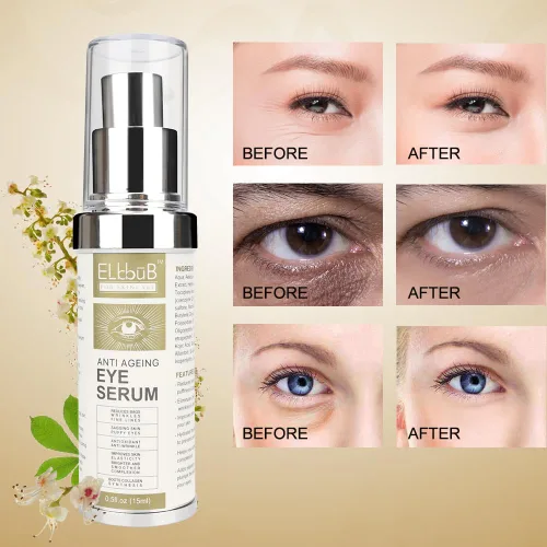 Vista 6 de Crema antienvejecimiento para ojos – Suero antiarrugas para ojos hinchados, ojeras, bolsas de ojos, patas de gallo, arrugas, reduce las arrugas