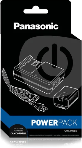 Vista 3 de Panasonic Paquete de alimentación para videocámara de consumo, negro (VW-PWPK)