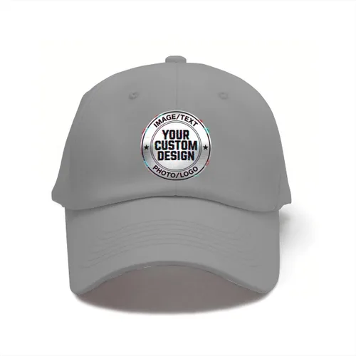 Vista 16 de Sombrero personalizado a granel Agregue su propio diseño aquí Sombreros personalizados Gorra de béisbol personalizada Hombres y mujeres