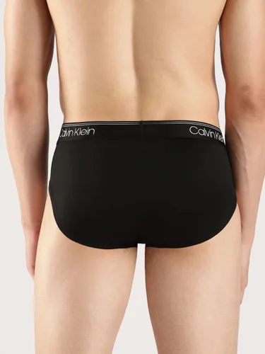 Vista 3 de Calvin Klein - Calzoncillos elásticos microfibra para hombre, paquete de 3 unidades 3 Negro