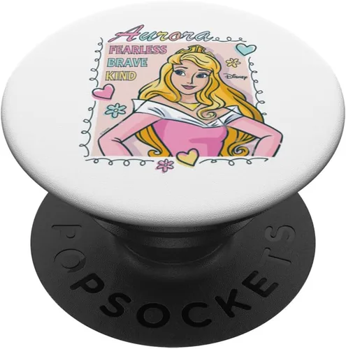Vista 6 de Disney Princess - Fearless Brave Kind Aurora PopSockets MagSafe PopGrip para iPhone