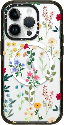 Vista 133 de CASETiFY Impact - Funda para iPhone 13 [protección contra caídas de 6.6 pies/compatible con Magsafe] Black Kingsnake, color negro transparente