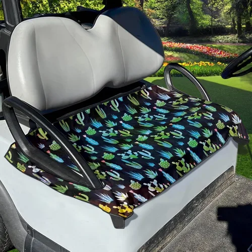 Vista 16 de Funda para asiento de carrito de golf, ligera, ajuste universal, accesorios para carrito de golf, fácil de instalar