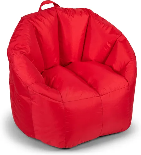 Vista 27 de Big Joe Milano - Silla de Puf con Cuero Montana Negro Vibe