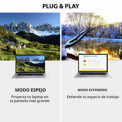 Vista 4 de Cable HDMI USB tipo C 4k alimentado compatible con Motorola ThinkPhone 25 / Moto G/Stylus /5G/2026/2025+ Plus carga USB a máximo 2160p @60Hz, cable