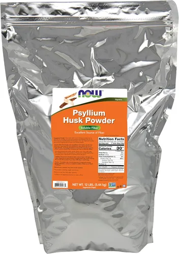 Vista 8 de NOW Foods Suplementos, polvo de cáscara de psyllium, proyecto verificado sin OMG, fibra soluble, 24 onzas