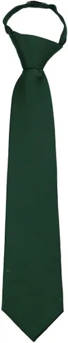 Vista 3 de Buy Your Ties Corbata de cremallera sólida extra larga para hombre Aguamarina