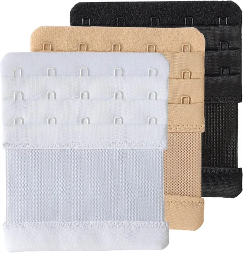 Vista 39 de SAMGU Extensores de brasier para mujer, 2 ganchos, 3 ganchos, 4 ganchos, 5 ganchos, 6 ganchos, correa de extensión de brasier elástica suave 2