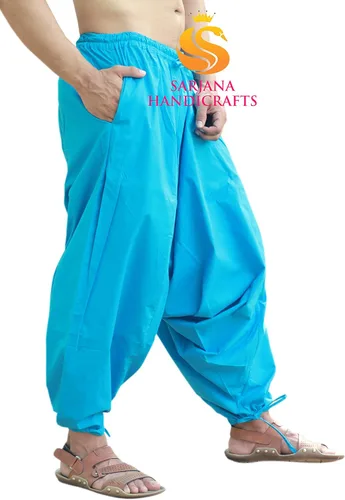 Vista 2 de SARJANA HANDICRAFTS Pantalones bohemios de algodón para hombre