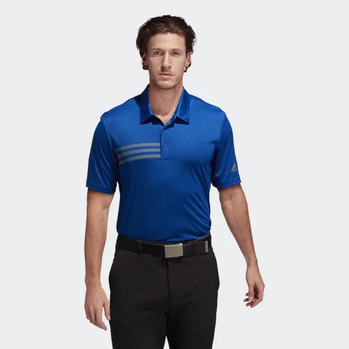 Vista 2 de adidas Polo de pecho de 3 rayas para hombre