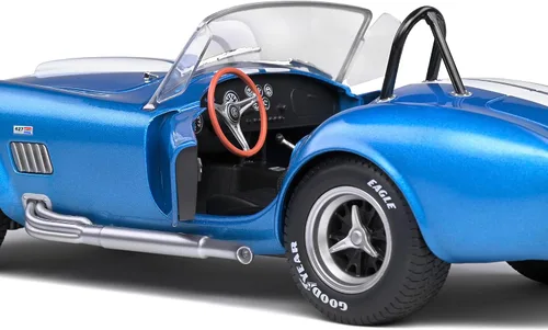 Vista 4 de Solido 421183910 AC Cobra MKII 427 (1965) Otra licencia Mk II modelo juguete, azul metálico, escala 1:18