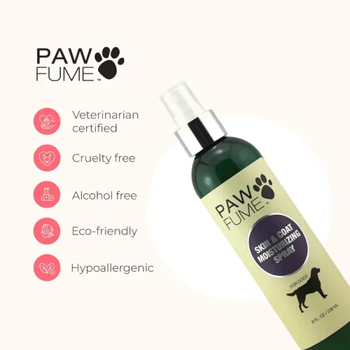 Vista 6 de Pawfume - Loción para perros en aerosol para piel seca + champú y acondicionador para perros