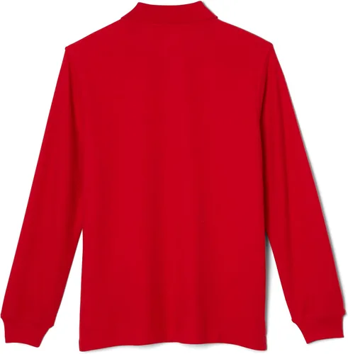 Vista 2 de French Toast Camisa de uniforme escolar de polo piqué con mangas largas para niños y niñas