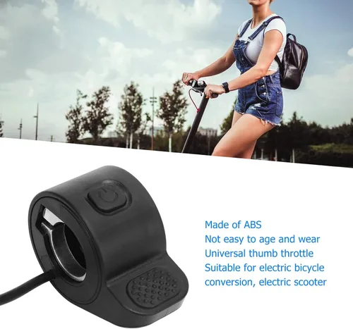 Vista 2 de Alomejor Acelerador eléctrico de la vespa, acelerador derecho derecho universal del pulgar para la vespa eléctrica