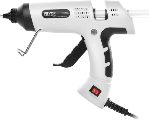 Vista 10 de VEVOR Pistola de pegamento caliente, 60/100 W de doble potencia, mini pistola de pegamento caliente con 20 barras de pegamento premium y bolsa