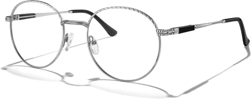 Vista 8 de Gafas de lectura redondas para mujer, diseño de moda, gafas de computadora y bisagras de resorte