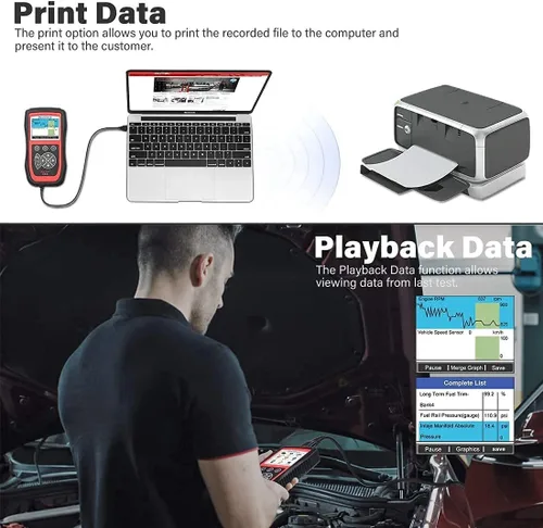 Vista 6 de Autel MaxiCheck PRO - Herramienta de Escaneo AutoBleed de Purga de Frenos ABS con Diagnóstico ABS SRS, OBDII Completo, BMS EPB SRS SAS Servicios