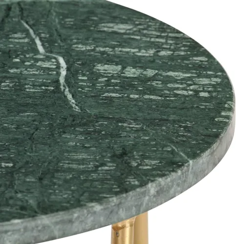 Vista 3 de mesas de Centro para sala Dining Table setCoffee Table Green 15.7"x15.7"x15.7" Real Stone with Marble TextureSuitable for bedrooms, Living Rooms