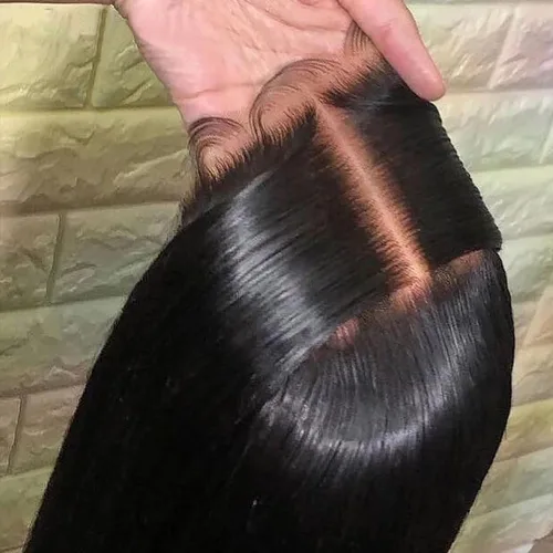 Vista 28 de mengkai Pelucas de Encaje Frontal Liso de 36 Pulgadas Cabello Humano Pre Arrancado con Pelitos de Bebé Pelucas de Encaje Frontal HD 13x6 Cabello