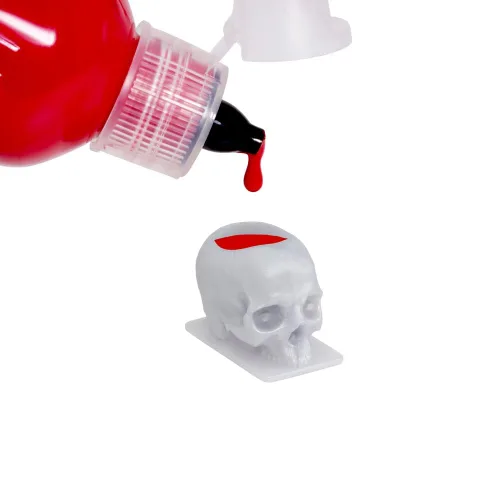 Vista 13 de Saferly Skull - Tapas de tinta para tatuaje, 200 unidades, color negro