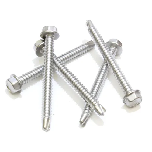 Vista 10 de Bolt Dropper Tornillos TEK de acero inoxidable #8 x 1/2 pulgadas, paquete de 100 tornillos autorroscantes, resistentes a la corrosión, tornillos
