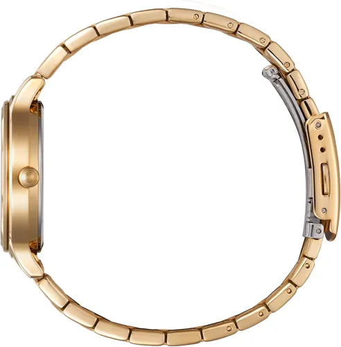 Vista 2 de Citizen Pulsera de cuarzo en tono dorado, esfera plateada, tono oro rosa, Tono oro rosa