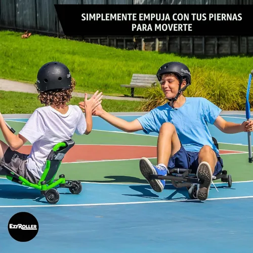 Vista 6 de EzyRoller Nuevo juguete Drifter-X Ride on para mayores de 4 años, hasta 150 libras. - Negro