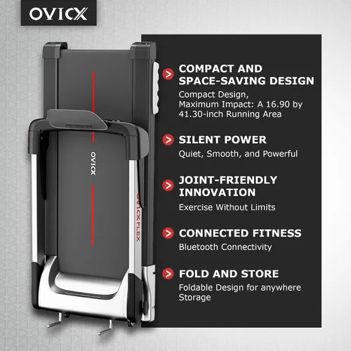Vista 2 de OVICX Cinta de correr plegable para apartamento en casa