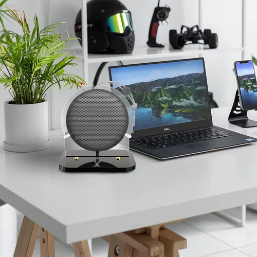 Vista 7 de Soporte para Bang & Olufsen Beosound A1 3ª Gen/Beosound A1 2ª, soporte de escritorio con franela antiarañazos