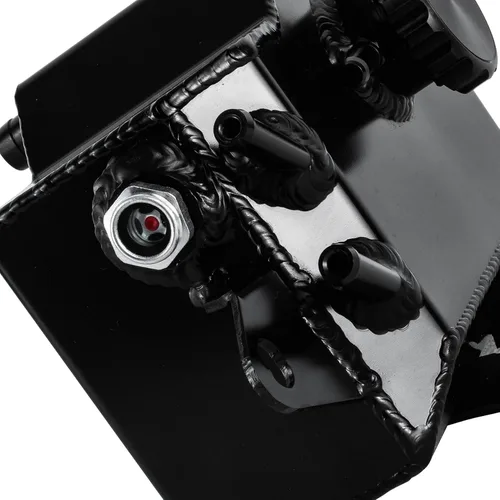 Vista 6 de Tanque de depósito de expansión de refrigerante de aluminio con tapa para 2006-2015 Mazda MX-5 Miata Expansion Mk3 NC 2.0L L4 Gas Negro
