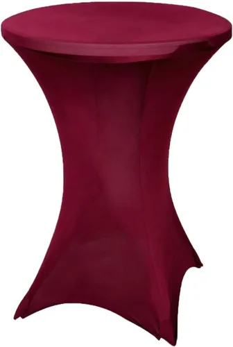 Vista 6 de BalsaCircle Mantel elástico ajustable de elastano negro de 36 pulgadas para decoración de bodas, fiestas, eventos