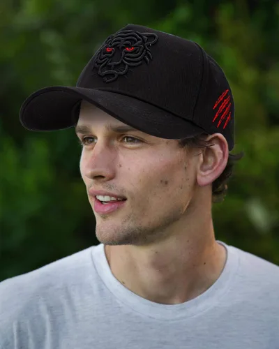 Vista 3 de Gorra de béisbol de tigre para papá, gorra de camionero bordada con animal ajustable, gorra de golf y tenis para hombres y mujeres