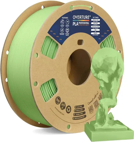 Vista 19 de Overture PLA Plus (PLA+) Filamento de 1/16 pulgadas, dureza mejorada con rollo PLA, con superficie de construcción 3D de 7.87 × 7.87 pulgadas, PLA
