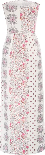 Vista 2 de GRACE KARIN - Maxivestido largo para mujer, sin tirantes, fruncido, estilo informal, holgado, con bolsillos